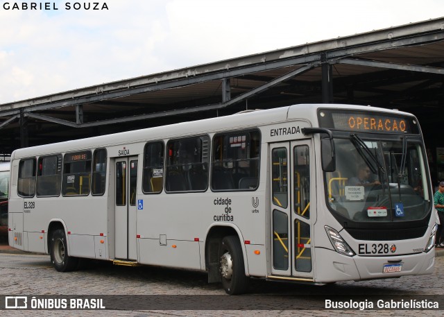 Auto Viação São José dos Pinhais EL328 na cidade de Curitiba, Paraná, Brasil, por Busologia Gabrielística. Número da foto: #13026254.