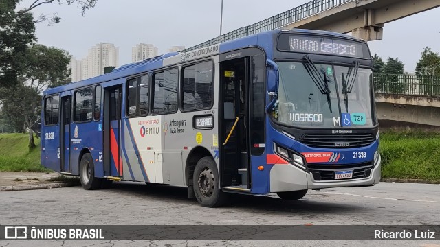 Viação Osasco 21.338 na cidade de São Paulo, São Paulo, Brasil, por Ricardo Luiz. Número da foto: #13026263.