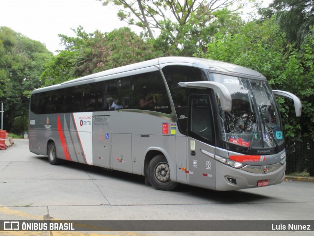 Empresa de Ônibus Pássaro Marron 45002 na cidade de São Paulo, São Paulo, Brasil, por Luis Nunez. Número da foto: #13025932.