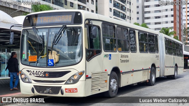 Viação Antonina 24409 na cidade de Curitiba, Paraná, Brasil, por Lucas Weber Calizario. Número da foto: #13024954.