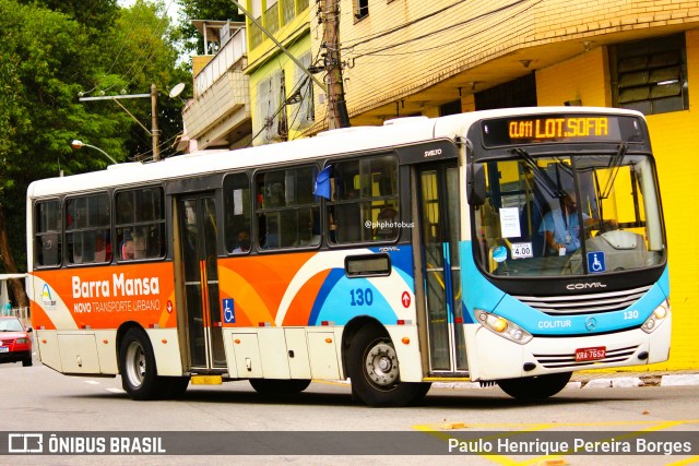 Colitur Transportes Rodoviários 130 na cidade de Barra Mansa, Rio de Janeiro, Brasil, por Paulo Henrique Pereira Borges. Número da foto: #13025773.