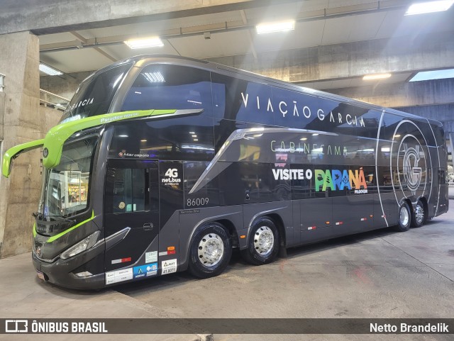 Viação Garcia 86009 na cidade de Curitiba, Paraná, Brasil, por Netto Brandelik. Número da foto: #13024971.