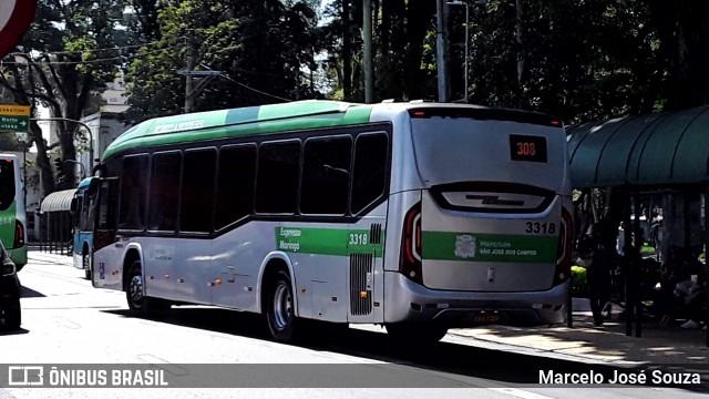 Expresso Maringá São José dos Campos 3318 na cidade de São José dos Campos, São Paulo, Brasil, por Marcelo José Souza. Número da foto: #13026521.
