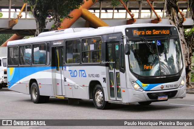 Rio Ita RJ 152.483 na cidade de Rio de Janeiro, Rio de Janeiro, Brasil, por Paulo Henrique Pereira Borges. Número da foto: #13025877.