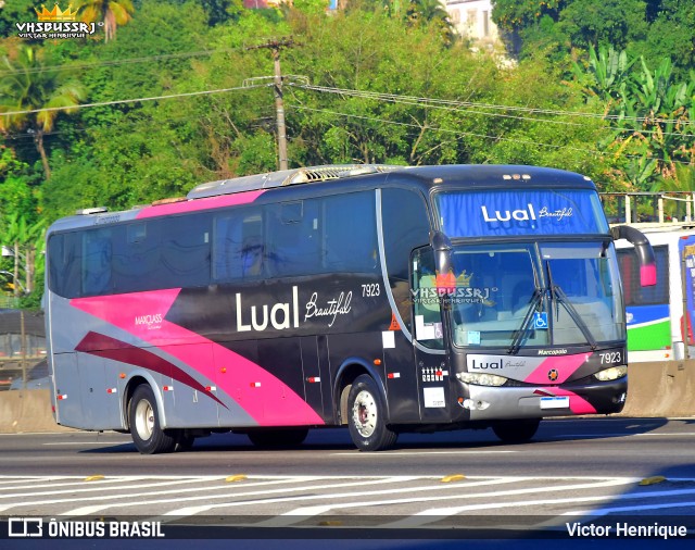 Lual Rio Turismo e Fretamento 7923 na cidade de Duque de Caxias, Rio de Janeiro, Brasil, por Victor Henrique. Número da foto: #13026897.