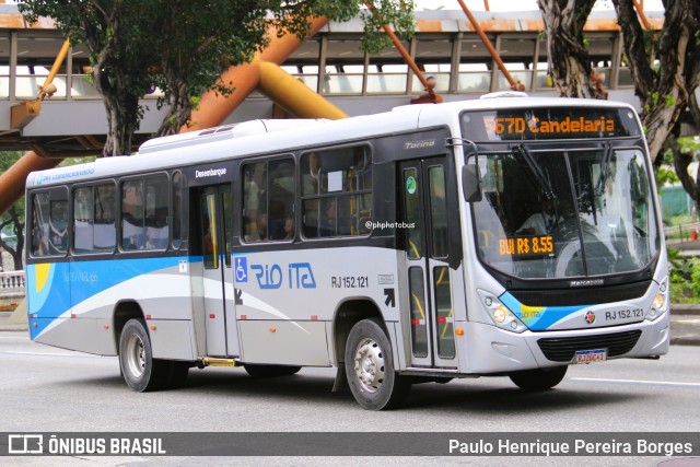 Rio Ita RJ 152.121 na cidade de Rio de Janeiro, Rio de Janeiro, Brasil, por Paulo Henrique Pereira Borges. Número da foto: #13025846.