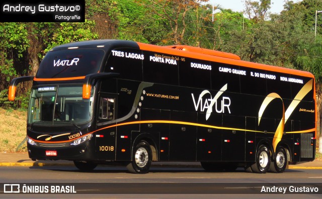 Viatur Transporte e Turismo 10018 na cidade de Campo Grande, Mato Grosso do Sul, Brasil, por Andrey Gustavo. Número da foto: #13027104.
