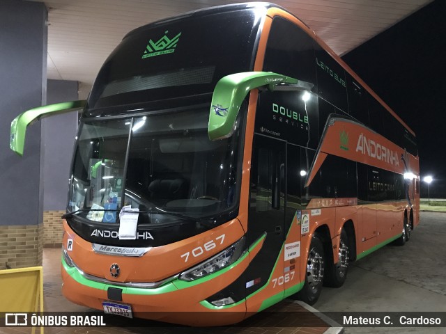 Empresa de Transportes Andorinha 7067 na cidade de Santa Cruz do Rio Pardo, São Paulo, Brasil, por Mateus C.  Cardoso. Número da foto: #13025127.