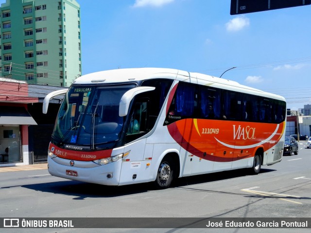 ViaSol Transportes Rodoviários 111049 na cidade de Piracicaba, São Paulo, Brasil, por José Eduardo Garcia Pontual. Número da foto: #13025171.