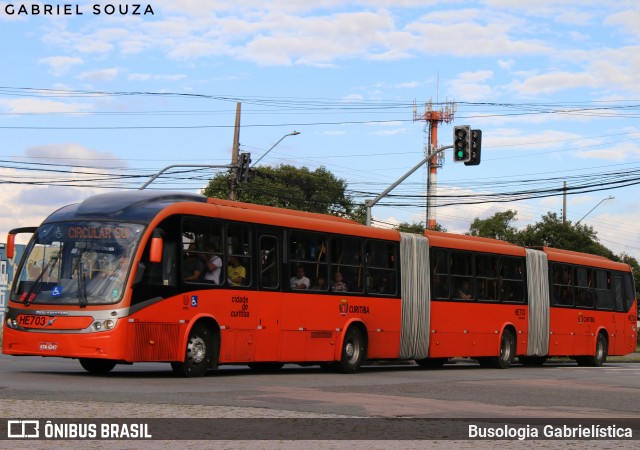 Auto Viação Redentor HE703 na cidade de Curitiba, Paraná, Brasil, por Busologia Gabrielística. Número da foto: #13026239.