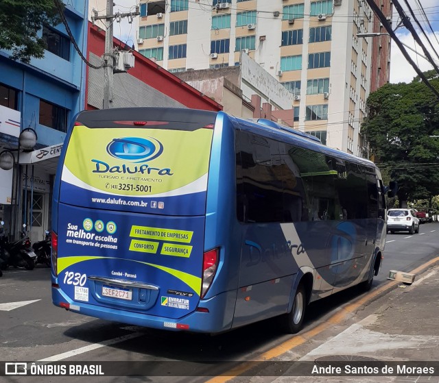 Dalufra Transportes e Turismo 1230 na cidade de Londrina, Paraná, Brasil, por Andre Santos de Moraes. Número da foto: #13026531.