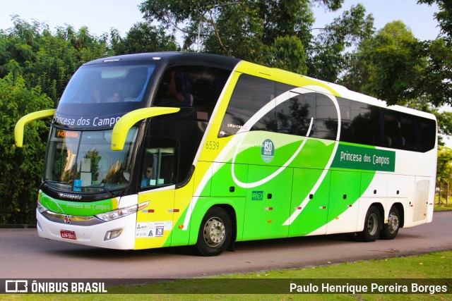 Expresso Princesa dos Campos 6539 na cidade de Curitiba, Paraná, Brasil, por Paulo Henrique Pereira Borges. Número da foto: #13025819.