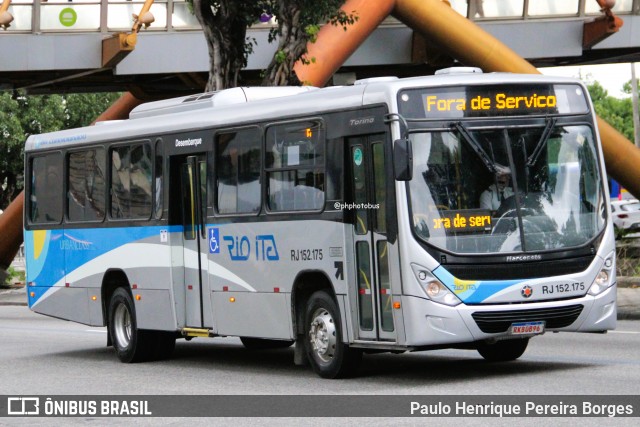 Rio Ita RJ 152.175 na cidade de Rio de Janeiro, Rio de Janeiro, Brasil, por Paulo Henrique Pereira Borges. Número da foto: #13025851.