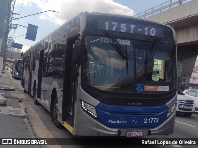 Sambaíba Transportes Urbanos 2 1772 na cidade de São Paulo, São Paulo, Brasil, por Rafael Lopes de Oliveira. Número da foto: #13025210.