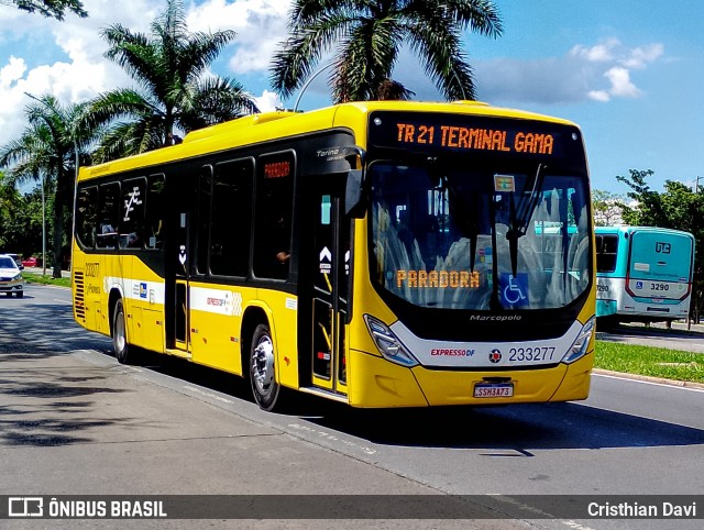 Viação Pioneira 233277 na cidade de Brasília, Distrito Federal, Brasil, por Cristhian Davi. Número da foto: #13028674.