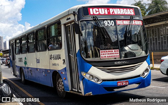 Viação Forte AF-93004 na cidade de Belém, Pará, Brasil, por Matheus Rodrigues. Número da foto: #13027545.