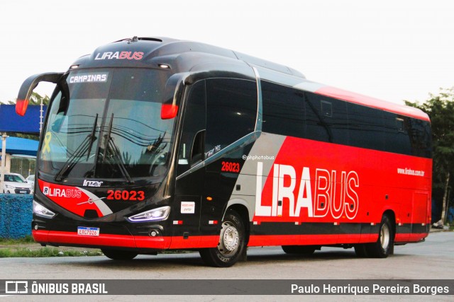 Lirabus 26023 na cidade de São Paulo, São Paulo, Brasil, por Paulo Henrique Pereira Borges. Número da foto: #13030449.