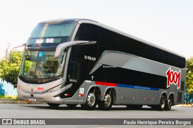 Auto Viação 1001 RJ 108.639 na cidade de São Paulo, São Paulo, Brasil, por Paulo Henrique Pereira Borges. Número da foto: #13028072.