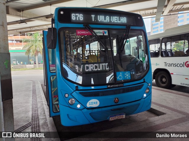 Viação Praia Sol 12249 na cidade de Vila Velha, Espírito Santo, Brasil, por Danilo Moraes. Número da foto: #13028866.