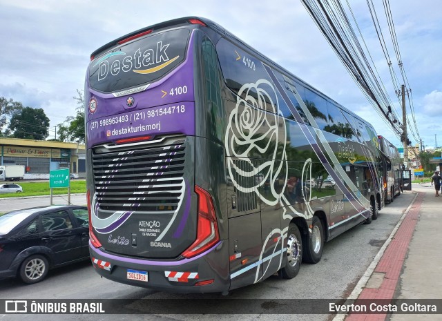 Destak Turismo 4100 na cidade de Cariacica, Espírito Santo, Brasil, por Everton Costa Goltara. Número da foto: #13028237.
