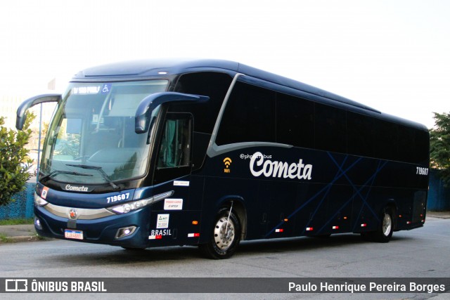 Viação Cometa 719607 na cidade de São Paulo, São Paulo, Brasil, por Paulo Henrique Pereira Borges. Número da foto: #13030361.