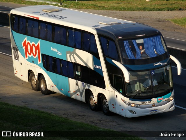 Auto Viação 1001 RJ 108.715 na cidade de Canas, São Paulo, Brasil, por João Felipe. Número da foto: #13029000.