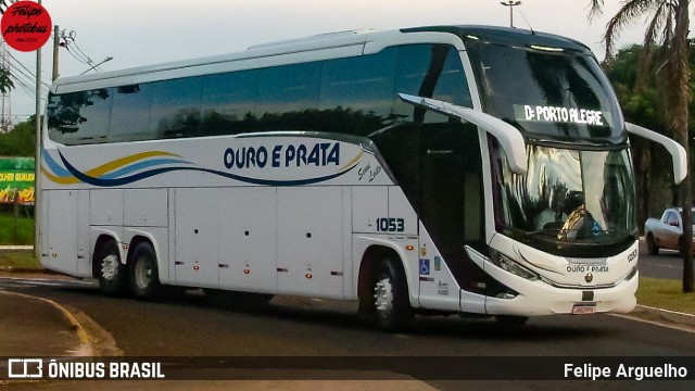 Viação Ouro e Prata 1053 na cidade de Campo Grande, Mato Grosso do Sul, Brasil, por Felipe Arguelho. Número da foto: #13028809.