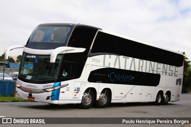 Auto Viação Catarinense 319324 na cidade de São Paulo, São Paulo, Brasil, por Paulo Henrique Pereira Borges. Número da foto: #13028078.