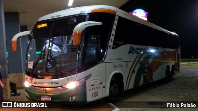 Empresa de Transportes Andorinha 6166 na cidade de Santa Cruz do Rio Pardo, São Paulo, Brasil, por Fábio Paixão. Número da foto: #13029216.