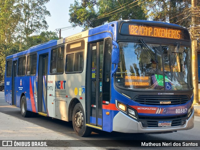 Next Mobilidade - ABC Sistema de Transporte 80.687 na cidade de São Bernardo do Campo, São Paulo, Brasil, por Matheus Neri dos Santos. Número da foto: #13028142.
