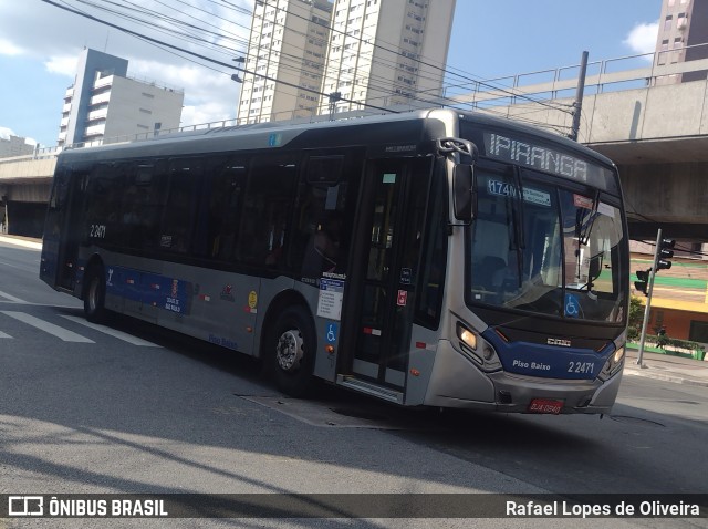 Sambaíba Transportes Urbanos 2 2471 na cidade de São Paulo, São Paulo, Brasil, por Rafael Lopes de Oliveira. Número da foto: #13030079.