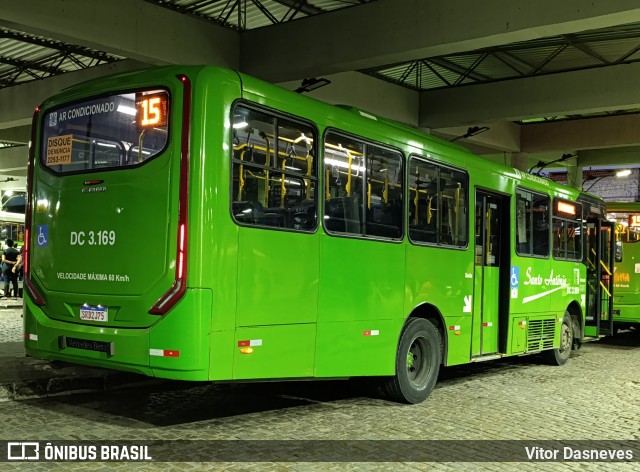 Transportes Santo Antônio DC 3.169 na cidade de Duque de Caxias, Rio de Janeiro, Brasil, por Vitor Dasneves. Número da foto: #13028623.