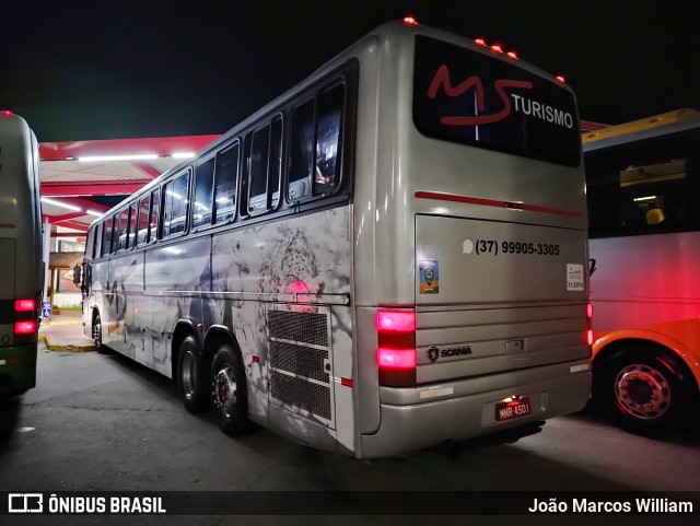 MS Turismo 1210 na cidade de Ribeirão Vermelho, Minas Gerais, Brasil, por João Marcos William. Número da foto: #13027687.