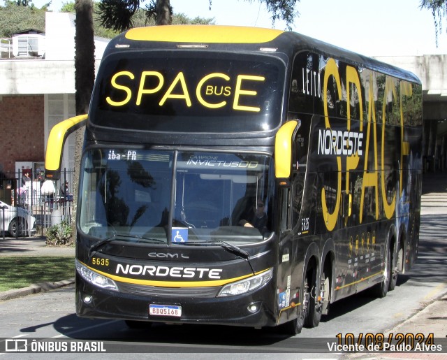 Expresso Nordeste 5635 na cidade de Curitiba, Paraná, Brasil, por Vicente de Paulo Alves. Número da foto: #13028151.