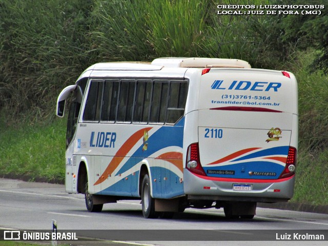 TransLider 2110 na cidade de Juiz de Fora, Minas Gerais, Brasil, por Luiz Krolman. Número da foto: #13029689.