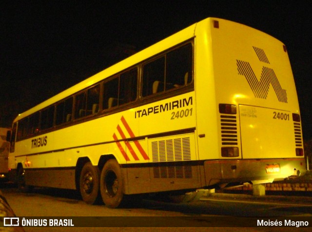 Viação Itapemirim 24001 na cidade de Belo Horizonte, Minas Gerais, Brasil, por Moisés Magno. Número da foto: #13029450.