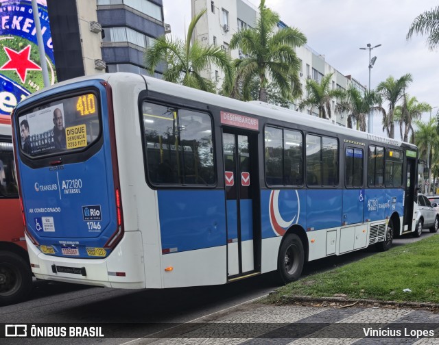 Transurb A72180 na cidade de Rio de Janeiro, Rio de Janeiro, Brasil, por Vinicius Lopes. Número da foto: #13029317.