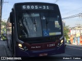 Viação Campo Belo 7 2583 na cidade de São Paulo, São Paulo, Brasil, por Mateus C.  Cardoso. Número da foto: #13029634.