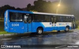 Transol Transportes Coletivos 0308 na cidade de Florianópolis, Santa Catarina, Brasil, por Júnior Harras. Número da foto: #13027822.