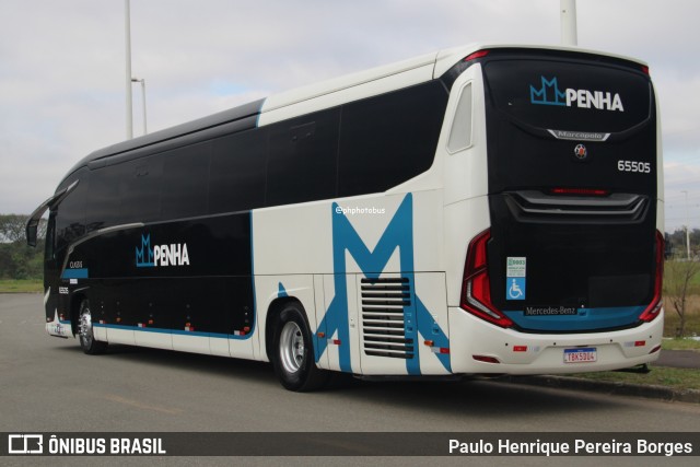 Empresa de Ônibus Nossa Senhora da Penha 65505 na cidade de Curitiba, Paraná, Brasil, por Paulo Henrique Pereira Borges. Número da foto: #13095619.