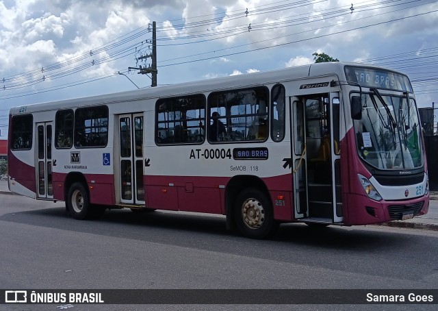 Empresa de Transportes Nova Marambaia AT-00004 na cidade de Belém, Pará, Brasil, por Samara Goes. Número da foto: #13095506.