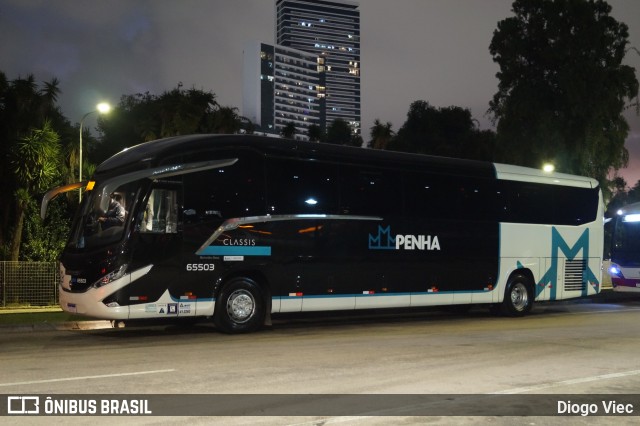Empresa de Ônibus Nossa Senhora da Penha 65503 na cidade de Curitiba, Paraná, Brasil, por Diogo Viec. Número da foto: #13093858.