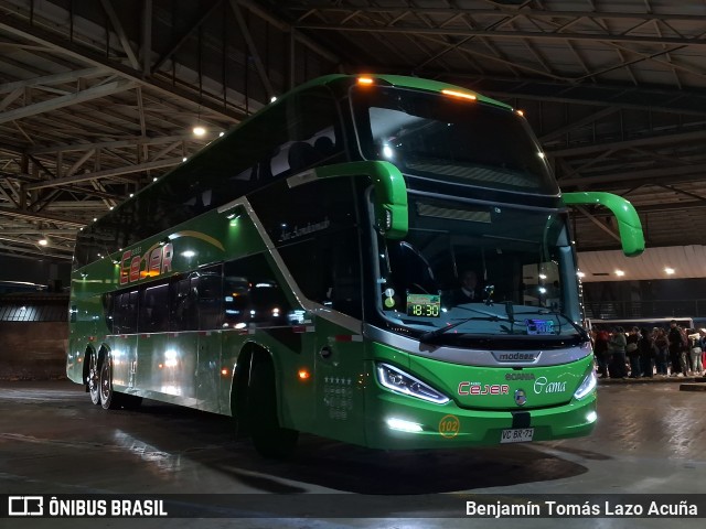 Buses Cejer 102 na cidade de Estación Central, Santiago, Metropolitana de Santiago, Chile, por Benjamín Tomás Lazo Acuña. Número da foto: #13094052.