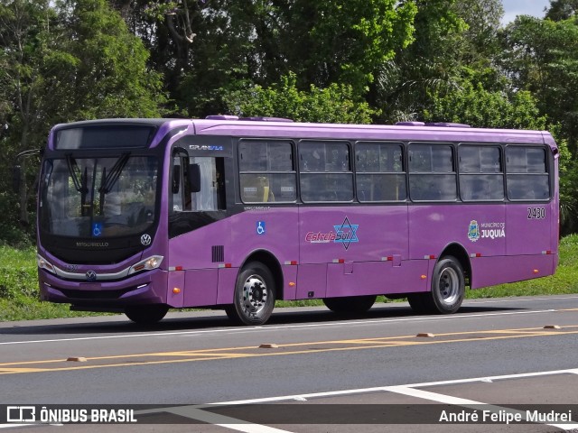Estrela Sul Transportes e Serviços 2430 na cidade de Fernandes Pinheiro, Paraná, Brasil, por André Felipe Mudrei. Número da foto: #13095520.
