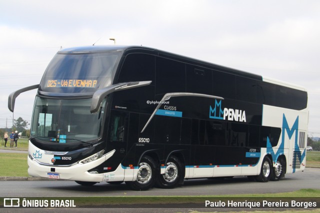 Empresa de Ônibus Nossa Senhora da Penha 65010 na cidade de Curitiba, Paraná, Brasil, por Paulo Henrique Pereira Borges. Número da foto: #13095603.