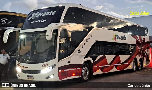 Viação Xavante 8900 na cidade de Goiânia, Goiás, Brasil, por Carlos Júnior. Número da foto: #13094985.