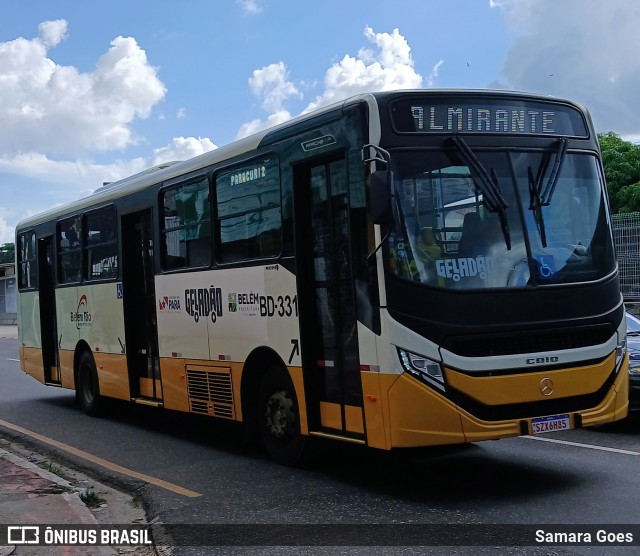 Belém Rio Transportes BD-331 na cidade de Belém, Pará, Brasil, por Samara Goes. Número da foto: #13095461.