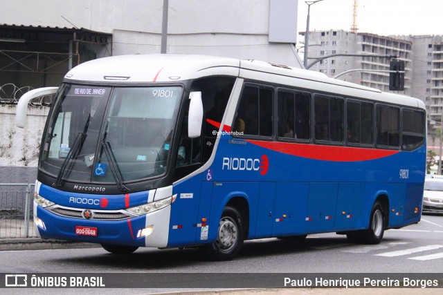 Viação Riodoce 91801 na cidade de Rio de Janeiro, Rio de Janeiro, Brasil, por Paulo Henrique Pereira Borges. Número da foto: #13095681.