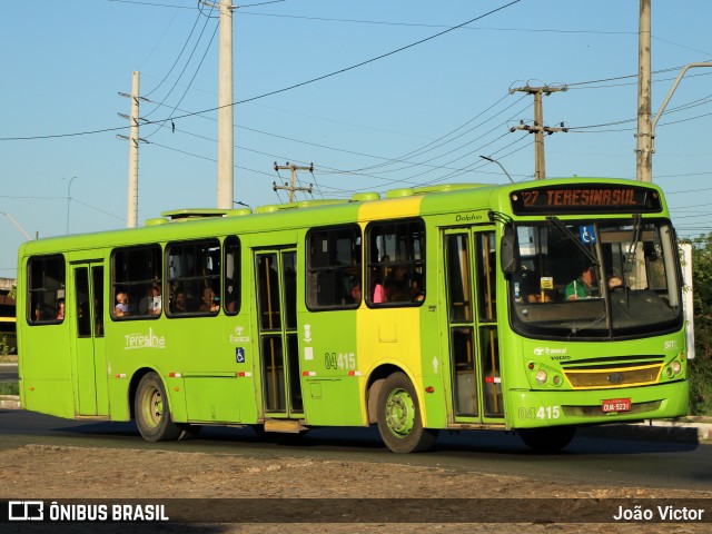 Transcol Transportes Coletivos 04415 na cidade de Teresina, Piauí, Brasil, por João Victor. Número da foto: #13095543.