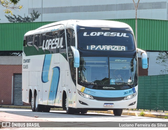 LopeSul Transportes - Lopes e Oliveira Transportes e Turismo - Lopes Sul 3030 na cidade de São Paulo, São Paulo, Brasil, por Luciano Ferreira da Silva. Número da foto: #13094776.